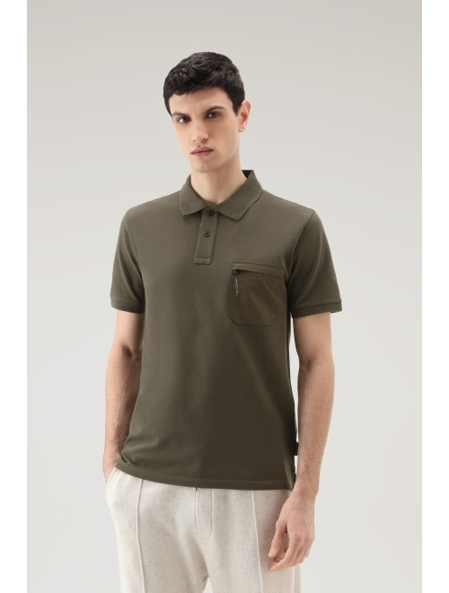 Woolrich chest-pocket polo shirt