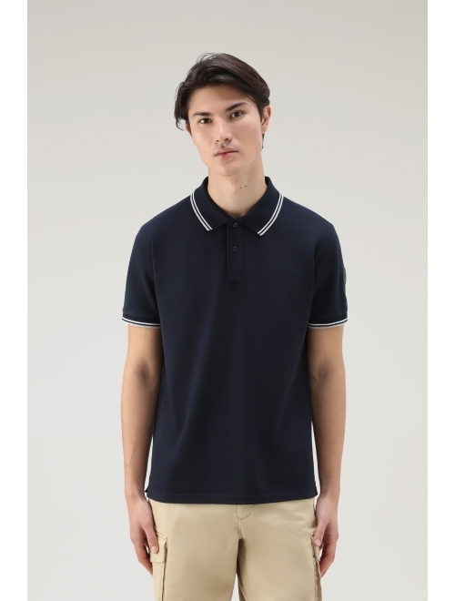 Woolrich logo-patch polo shirt