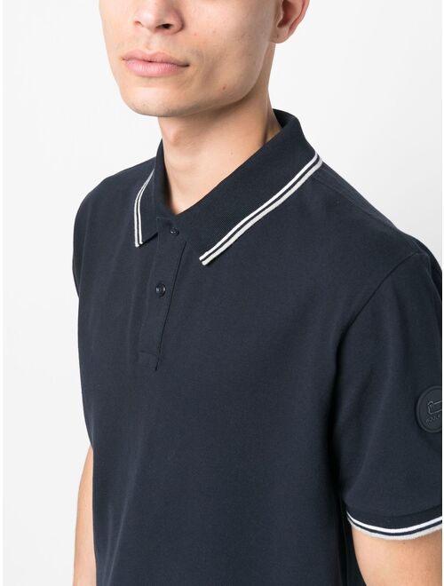 Woolrich logo-patch polo shirt