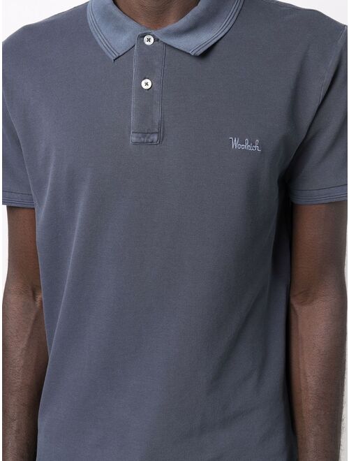 Woolrich embroidered-logo polo shirt