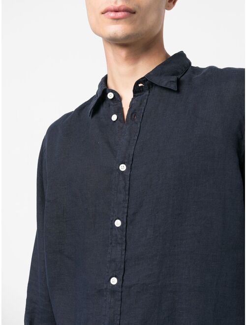 Woolrich long-sleeved linen shirt