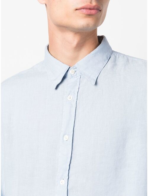 Woolrich long-sleeved linen shirt