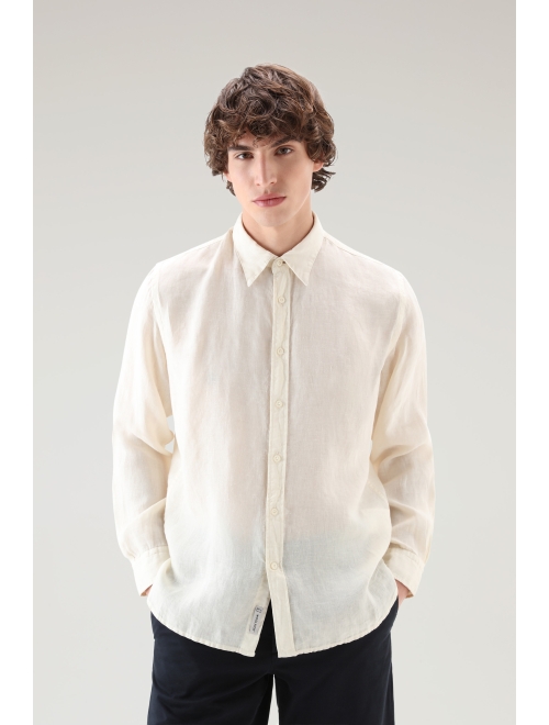 Woolrich linen button-up shirt