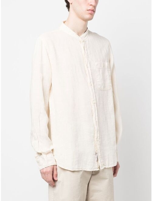 Woolrich long-sleeve linen shirt