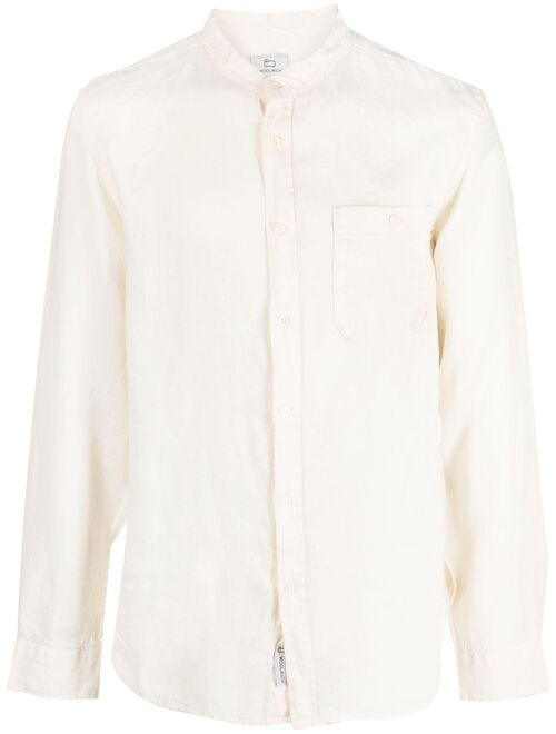 Woolrich long-sleeve linen shirt