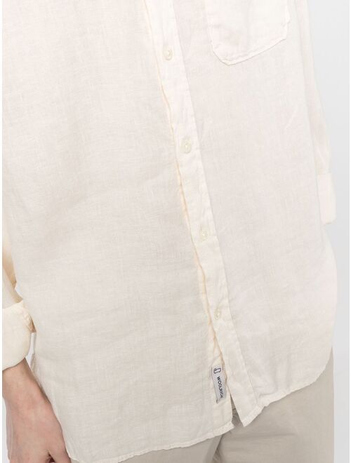 Woolrich long-sleeve linen shirt