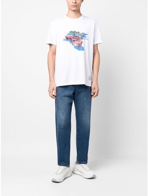 Woolrich graphic-print crew-neck T-shirt