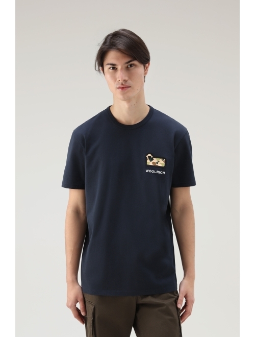 Woolrich logo-patch cotton T-shirt