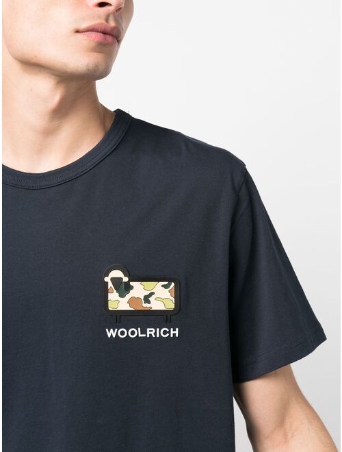 Woolrich logo-patch cotton T-shirt