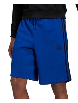 Men's 3-Stripes 10" Fleece Shorts