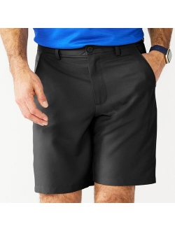 Solid Flat-Front Performance Golf Shorts