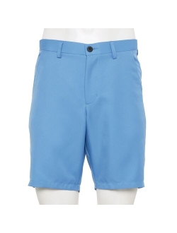 Solid Flat-Front Performance Golf Shorts