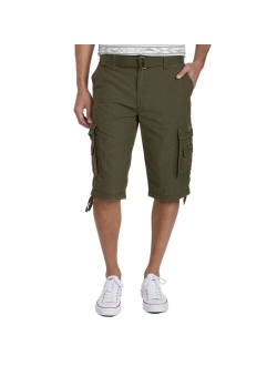 Men's Unionbay Cordova Messenger Belted Cargo Shorts