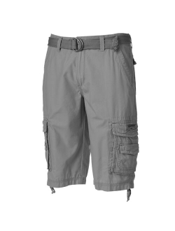 Men's Unionbay Cordova Messenger Belted Cargo Shorts