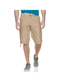 Men's Unionbay Cordova Messenger Belted Cargo Shorts