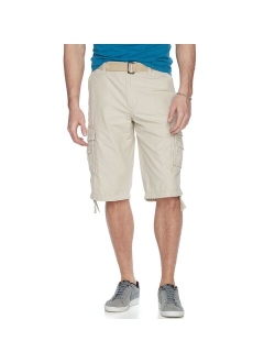 Men's Unionbay Cordova Messenger Belted Cargo Shorts