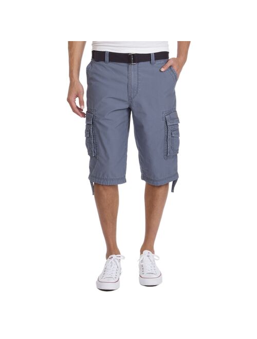 Men's Unionbay Cordova Messenger Belted Cargo Shorts