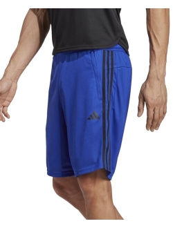 Men's Train Essentials Classic-Fit AEROREADY 3-Stripes 10" Training Shorts