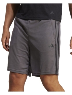 Men's Train Essentials Classic-Fit AEROREADY 3-Stripes 10" Training Shorts