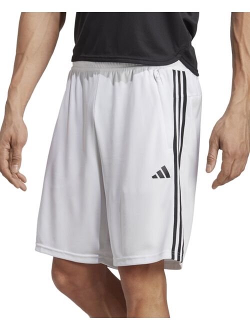 adidas Men's Train Essentials Classic-Fit AEROREADY 3-Stripes 10" Training Shorts