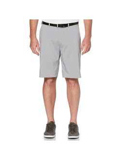 Men's Grand Slam On Course Active Waistband Heathered Stretch Performance Golf Shorts