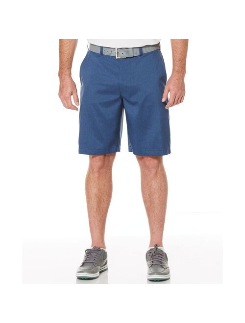 Men's Grand Slam On Course Active Waistband Heathered Stretch Performance Golf Shorts