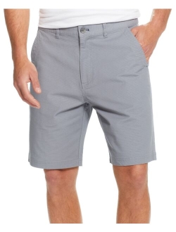 Men's 9" Inseam Stretch Ribbed Ottoman Flat Front Shorts