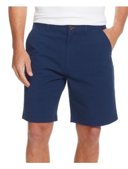 Men's 9" Inseam Stretch Ribbed Ottoman Flat Front Shorts