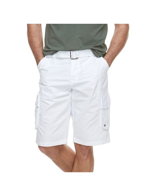 Men's RawX Regular-Fit Belted Cargo Shorts