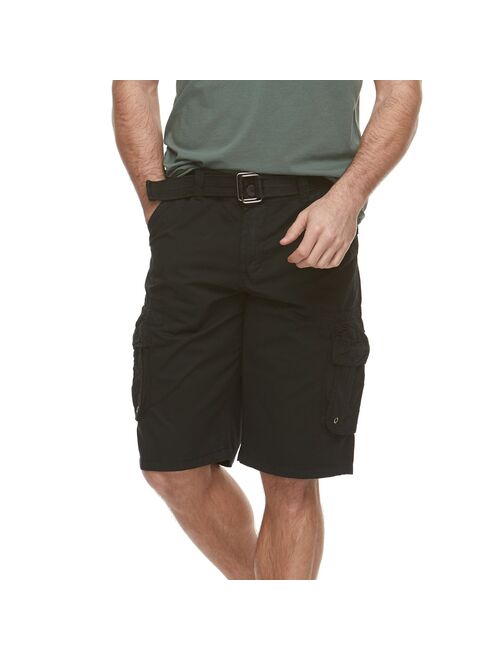 Men's RawX Regular-Fit Belted Cargo Shorts