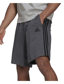 Men's Essentials 3-Stripes Regular-Fit Drawstring Shorts