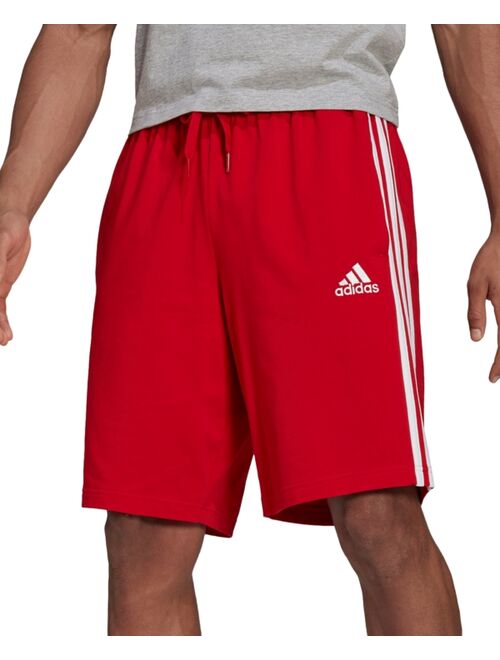 adidas Men's Essentials 3-Stripes Regular-Fit Drawstring Shorts