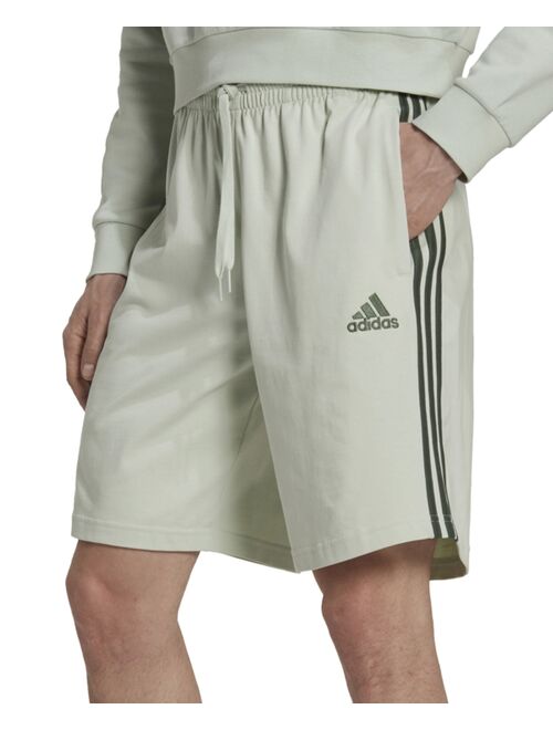 adidas Men's Essentials 3-Stripes Regular-Fit Drawstring Shorts