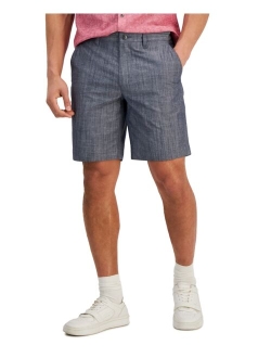 Classic-Fit Solid 8.5" Chambray Shorts, Created for Macy's