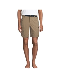 lands end Men's Lands' End Outrigger Quick-Dry 9-inch Belted Cargo Swim Trunks