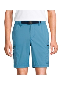 lands end Men's Lands' End Outrigger Quick-Dry 9-inch Belted Cargo Swim Trunks