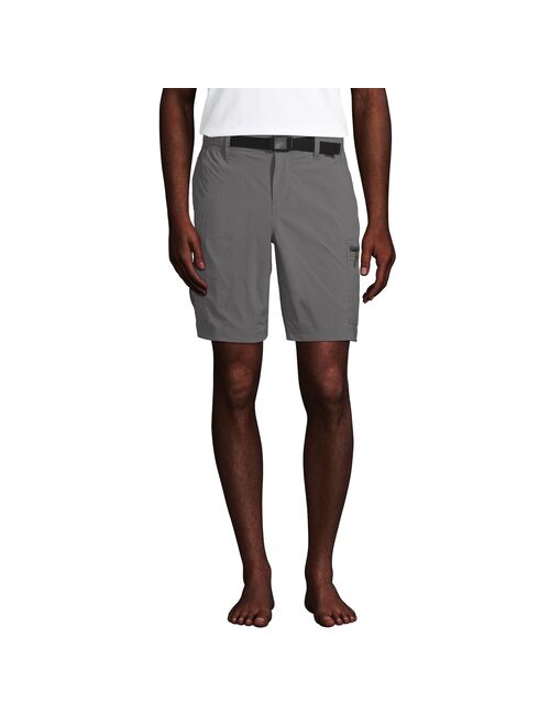 lands end Men's Lands' End Outrigger Quick-Dry 9-inch Belted Cargo Swim Trunks