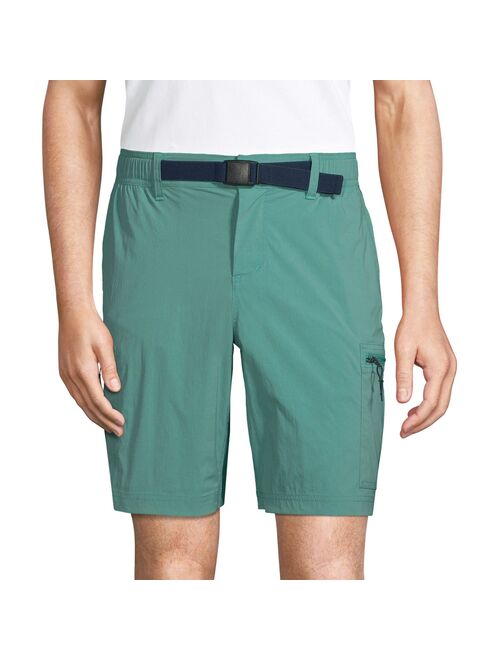 lands end Men's Lands' End Outrigger Quick-Dry 9-inch Belted Cargo Swim Trunks