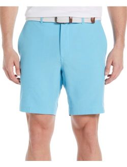 PGA TOUR Men's Flat Front Cross Over 8" Golf Shorts