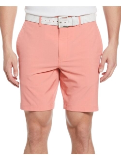 PGA TOUR Men's Flat Front Cross Over 8" Golf Shorts