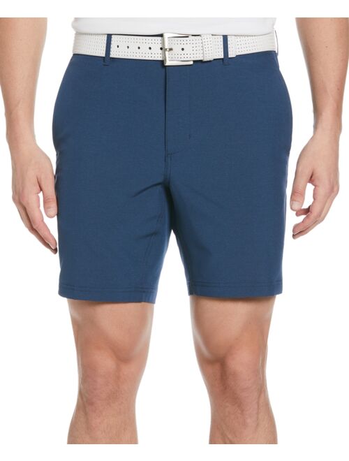 PGA TOUR Men's Flat Front Cross Over 8" Golf Shorts