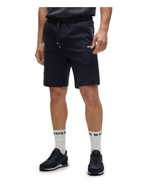 Hugo Boss BOSS Men's Cotton-Blend Regular-Fit Shorts