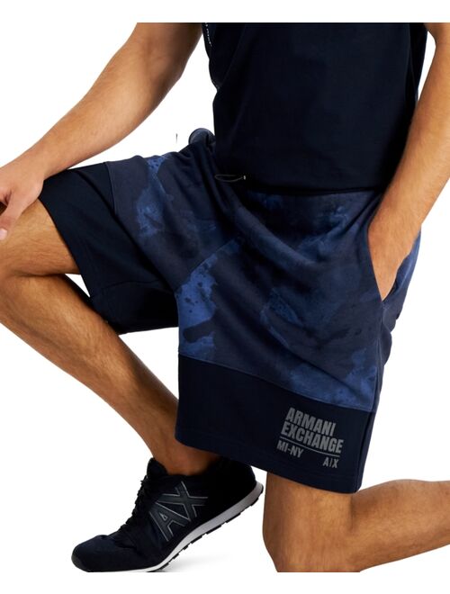 A|X Armani Exchange Men's Casual Drawstring Logo Shorts