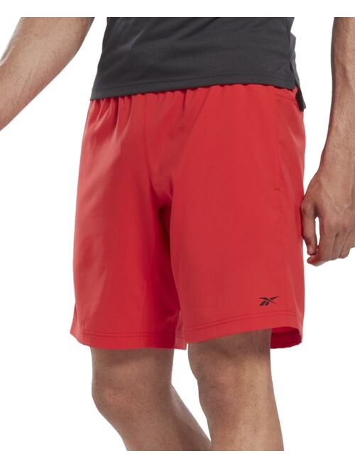 Reebok Men's Regular-Fit Moisture-Wicking 9" Drawstring Shorts