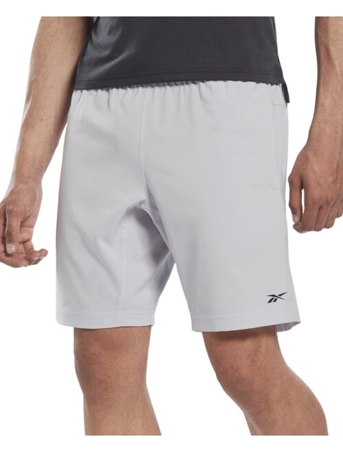 Reebok Men's Regular-Fit Moisture-Wicking 9" Drawstring Shorts