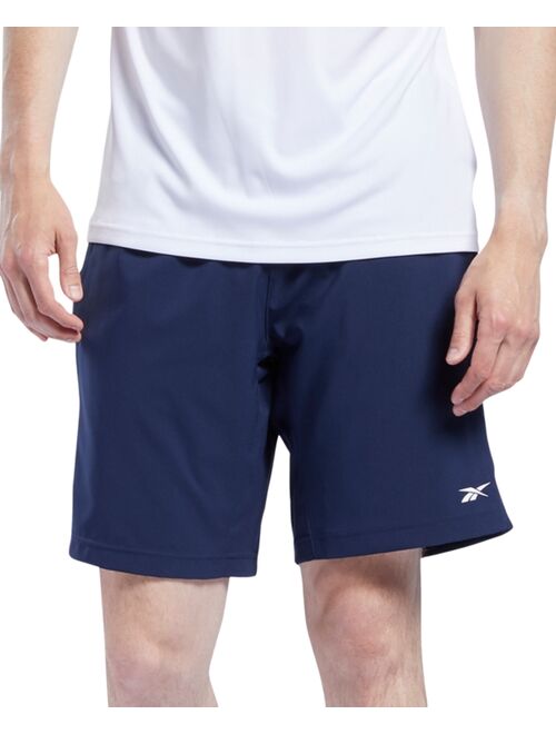 Reebok Men's Regular-Fit Moisture-Wicking 9" Drawstring Shorts