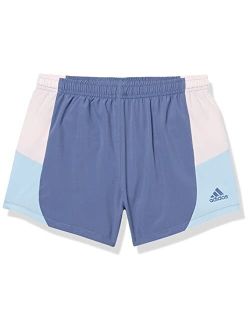 Girls' Big Elastic Waistband Woven Short