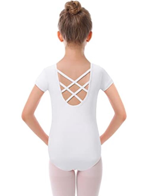 MdnMd Girls Toddler Leotards for Dance Ballet Gymnastic Outfits Classic Basic Leotard