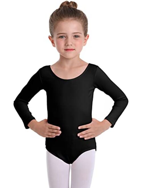 MdnMd Girls Toddler Leotards for Dance Ballet Gymnastic Outfits Classic Basic Leotard