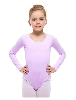 Stelle Girls Long Sleeve Team Basic Leotard Ballet Dance Gymnastics